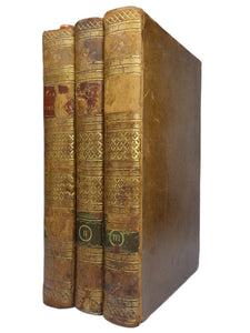 THE POETICAL WORKS OF ERASMUS DARWIN 1806 FIRST EDITION IN THREE VOLUMES, WILLIAM BLAKE ILLUSTRATIONS