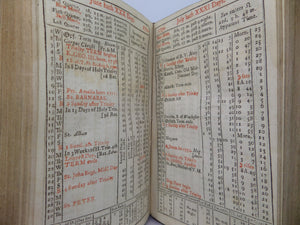 [ALMANACS] THE LADIES DIARY OR WOMAN'S ALMANACK 1770-1779 TEN PARTS IN ONE