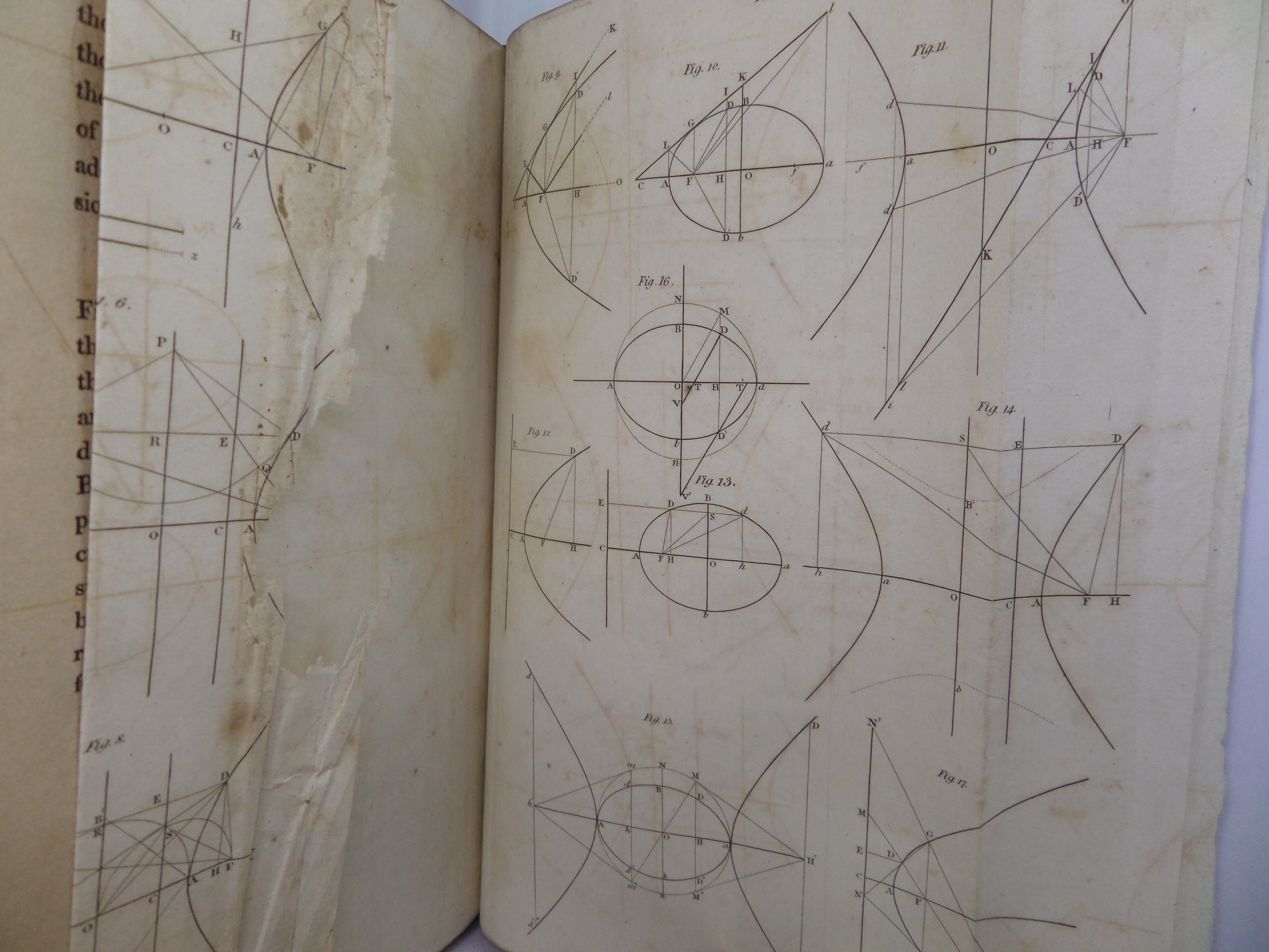 GEOMETRY OF CURVE LINES BY JOHN LESLIE 1813 LEATHER BOUND PRESENTATION COPY