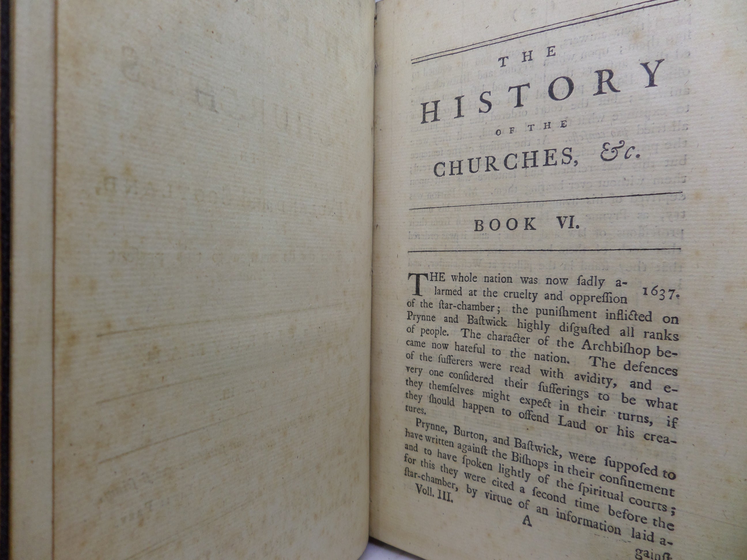 A HISTORY OF THE CHURCHES IN ENGLAND AND SCOTLAND 1771-72 JAMES MURRAY FIRST ED.