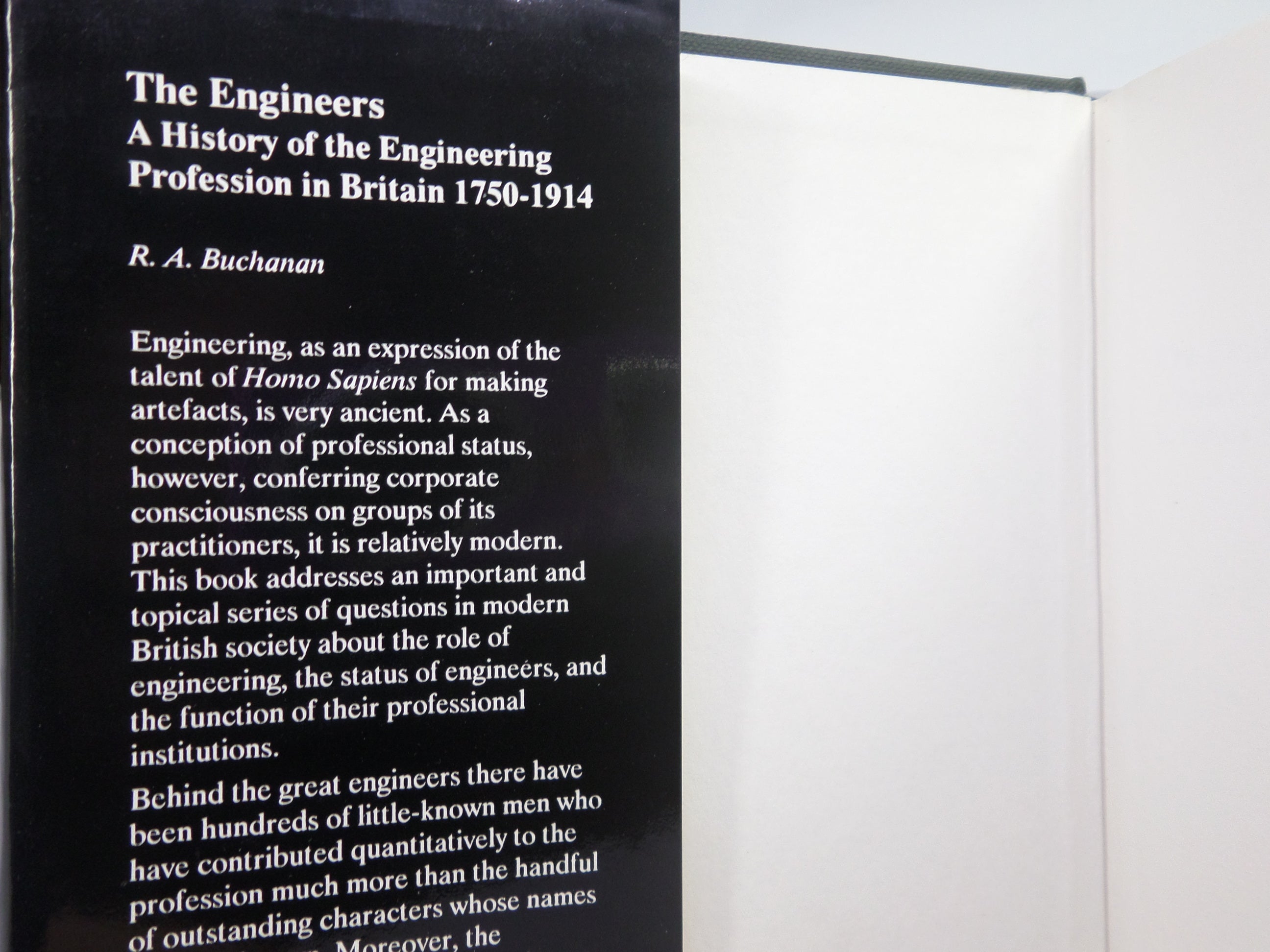 THE ENGINEERS: A HISTORY OF THE ENGINEERING PROFESSION IN BRITAIN, 1750-1914