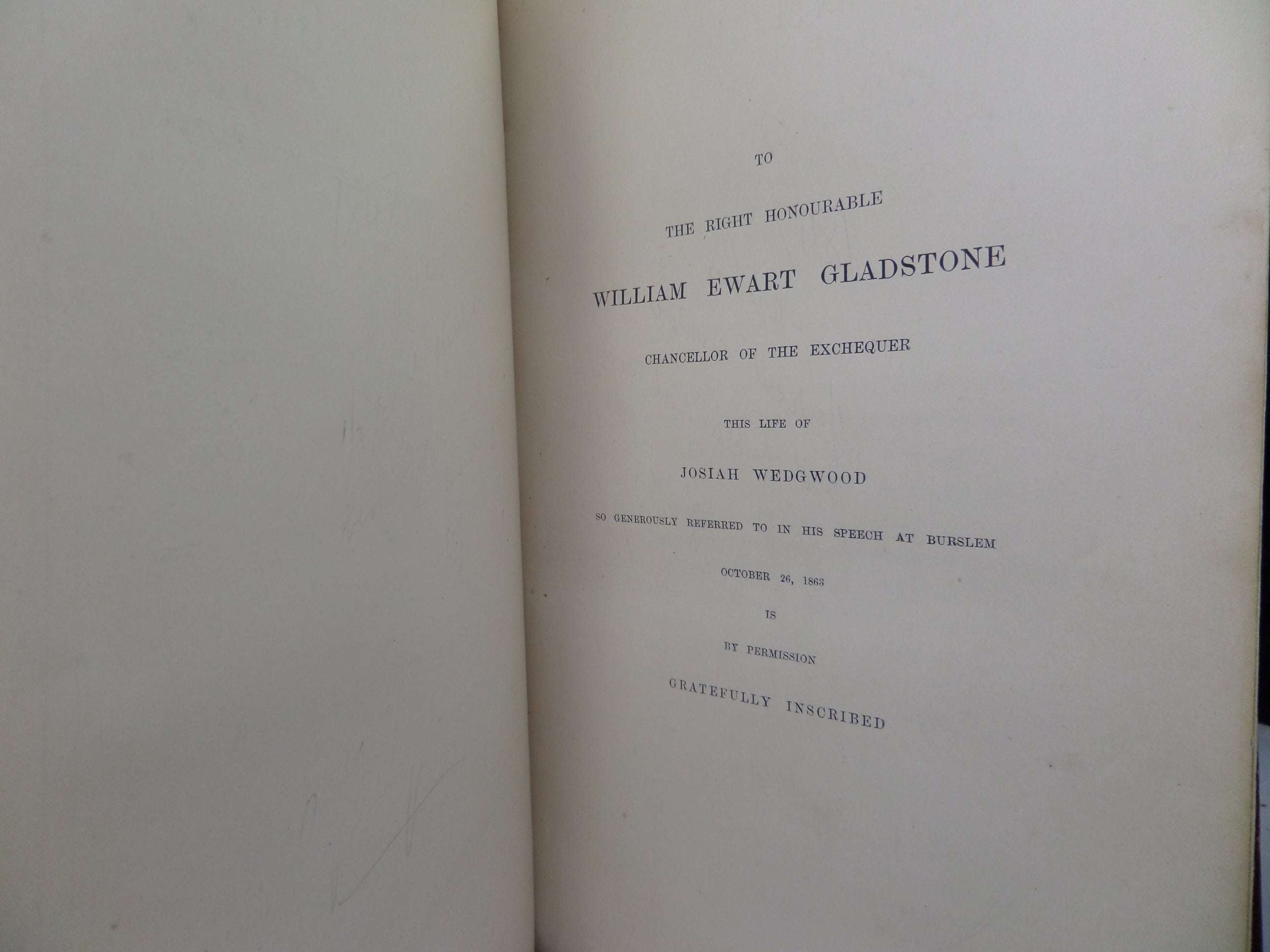 THE LIFE OF JOSIAH WEDGWOOD BY ELIZA METEYARD 1865-66 FIRST EDITION IN TWO VOLS.