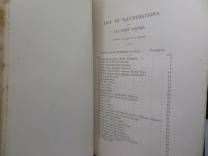 THE LIFE OF JOSIAH WEDGWOOD BY ELIZA METEYARD 1865-66 FIRST EDITION IN TWO VOLS.