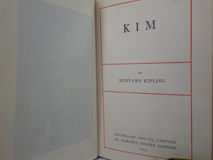 KIM BY RUDYARD KIPLING 1913 FINE OXFORD TREE CALF BINDING
