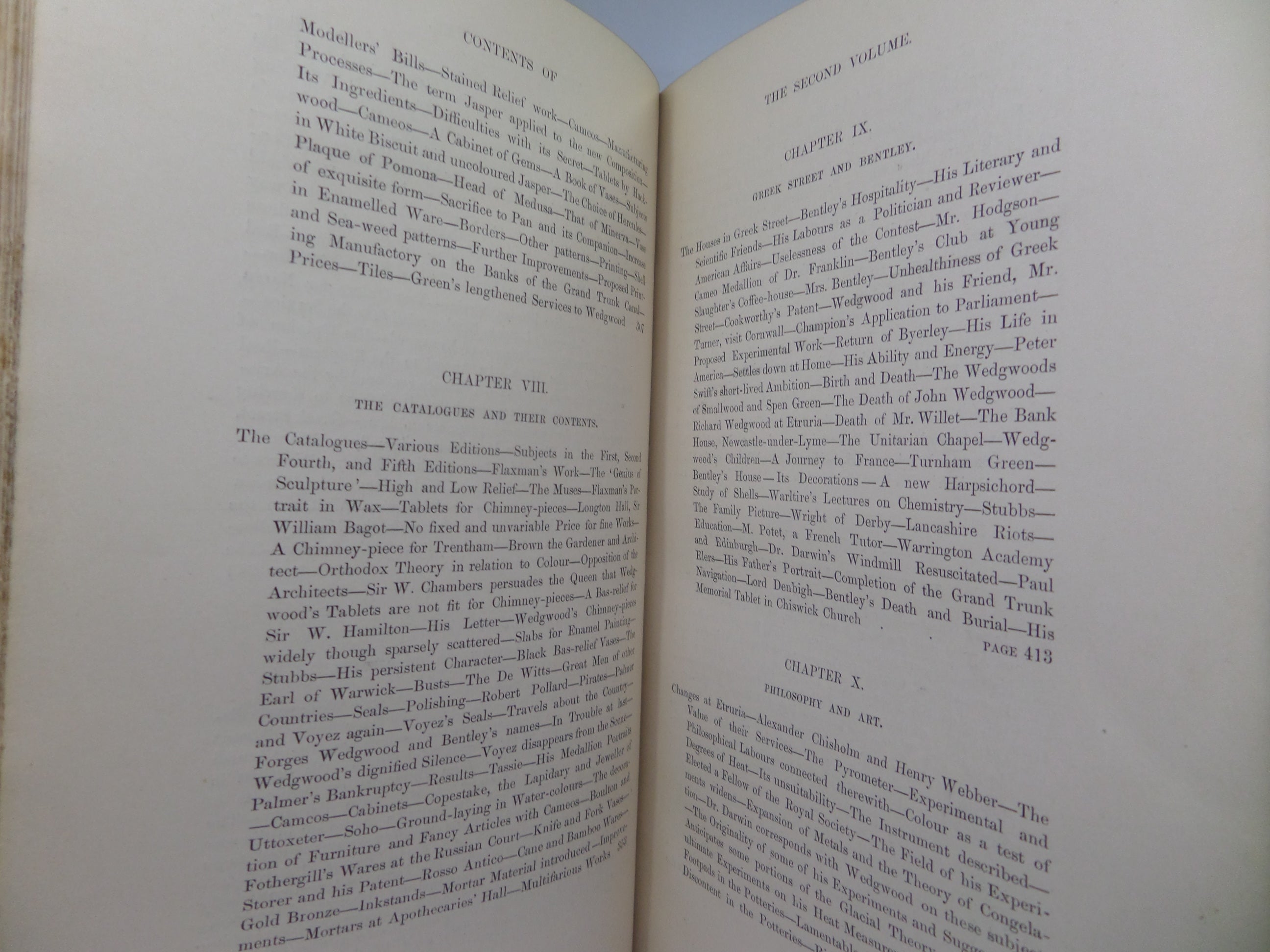 THE LIFE OF JOSIAH WEDGWOOD BY ELIZA METEYARD 1865-66 FIRST EDITION IN TWO VOLS.