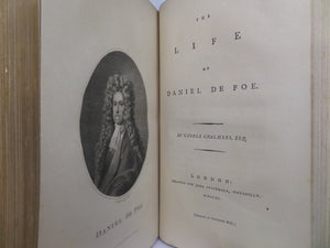 THE LIFE AND STRANGE SURPRIZING ADVENTURES OF ROBINSON CRUSOE BY DANIEL DEFOE 1790, FIRST STOCKDALE EDITION FINELY BOUND BY SOTHERAN