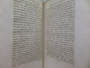 Q. HORATII FLACCI EPISTOLAE AD PISONES ET AUGUSTUM 1776 LEATHER-BOUND IN 3 VOLS
