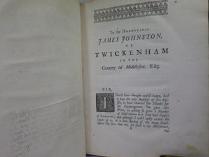 THE THEORY AND PRACTICE OF GARDENING 1712 FIRST ENGLISH EDITION, LEATHER BINDING