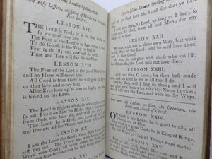 THE NEW LONDON SPELLING BOOK BY CHARLES VYSE 1807 COEVAL LEATHER BINDING