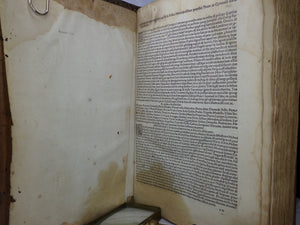 THE WORKS OF VIRGIL 1501 CONTEMPORARY FOLIO BINDING, POST-INCUNABLE