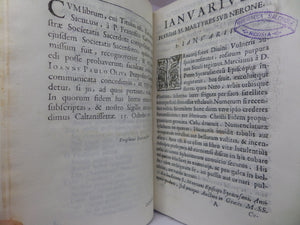 PANTHEON SUCULUM BY FRANCESCO CARRERA 1679 RARE SICILIAN HISTORY