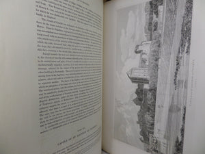 ARCHITECTURAL ANTIQUITIES OF NORMANDY BY JOHN SELL COTMAN 1822 LEATHER BOUND - FROM THE KELMSCOTT LIBRARY OF WILLIAM MORRIS