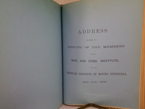 WORSHIPFUL COMPANY OF IRONMONGERS 1866 ZAEHNSDORF FINE LEATHER BINDING