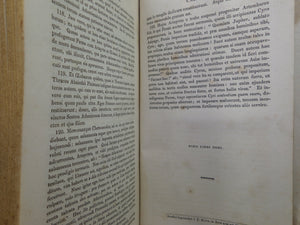 HERODOTI HALICARNASSENSIS HISTORIARUM 1824 LEATHER BINDING, LATIN HORACE