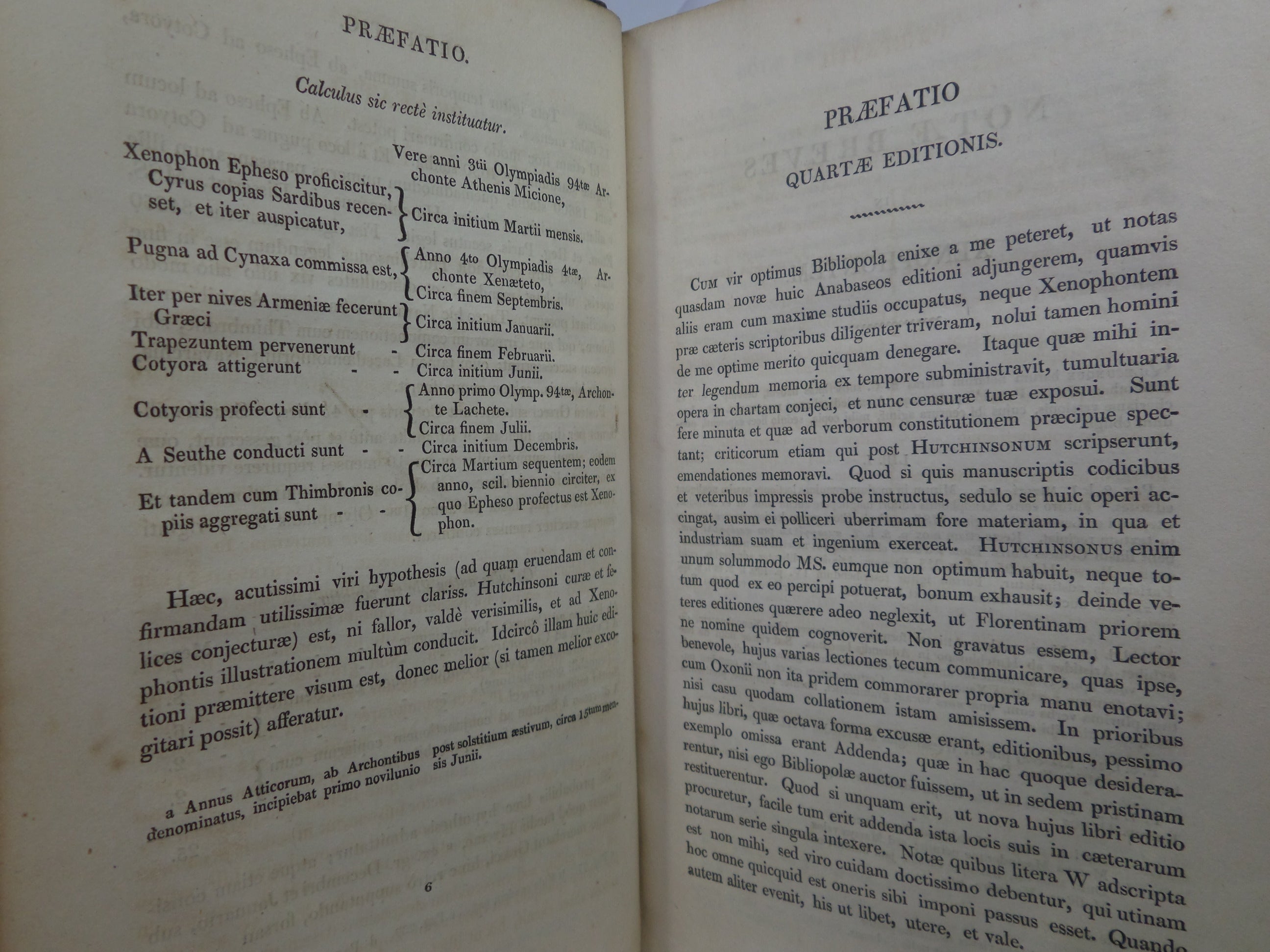 XENOPHONTIS DE CYRI EXPEDITIONE LIBRI SEPTEM 1817 LEATHER BOUND, LATIN & GREEK