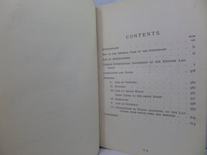 CONCISE ETYMOLOGICAL DICTIONARY OF THE ENGLISH LANGUAGE 1887 SKEAT, FINE BINDING