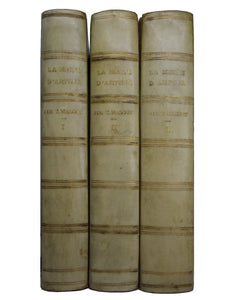 THOMAS MALORY'S LA MORT D'ARTHUR 1816 IN THREE VOLUMES BOUND BY ROGER DE COVERLY