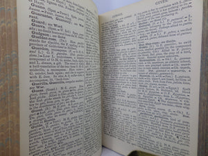 CONCISE ETYMOLOGICAL DICTIONARY OF THE ENGLISH LANGUAGE 1887 SKEAT, FINE BINDING