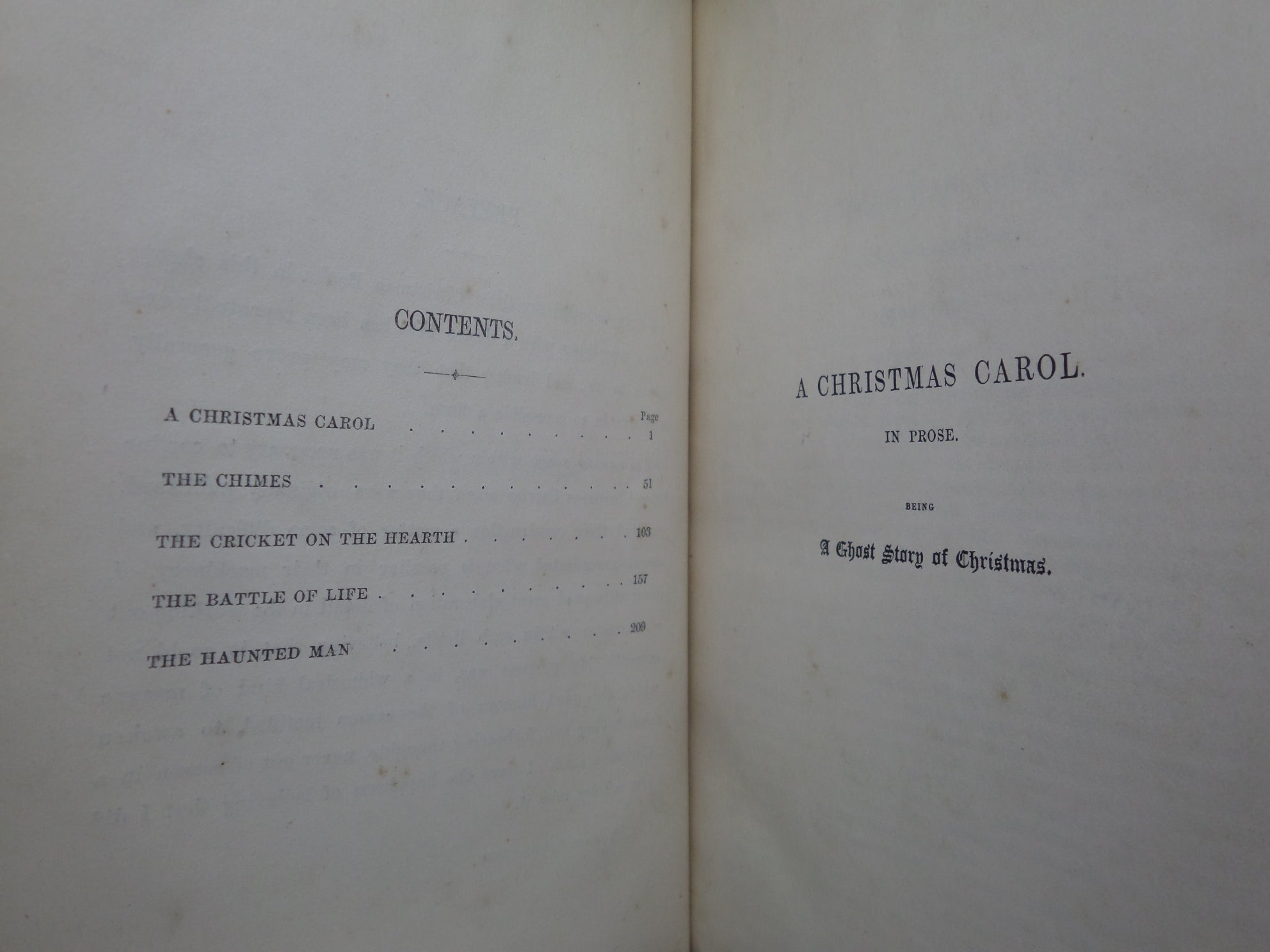 CHRISTMAS BOOKS BY CHARLES DICKENS 1852 LEATHER BOUND FIRST EDITION