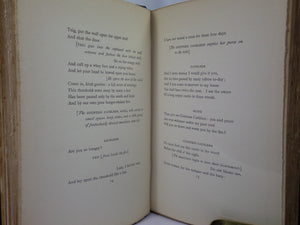 POEMS BY W. B. YEATS 1901 THIRD EDITION