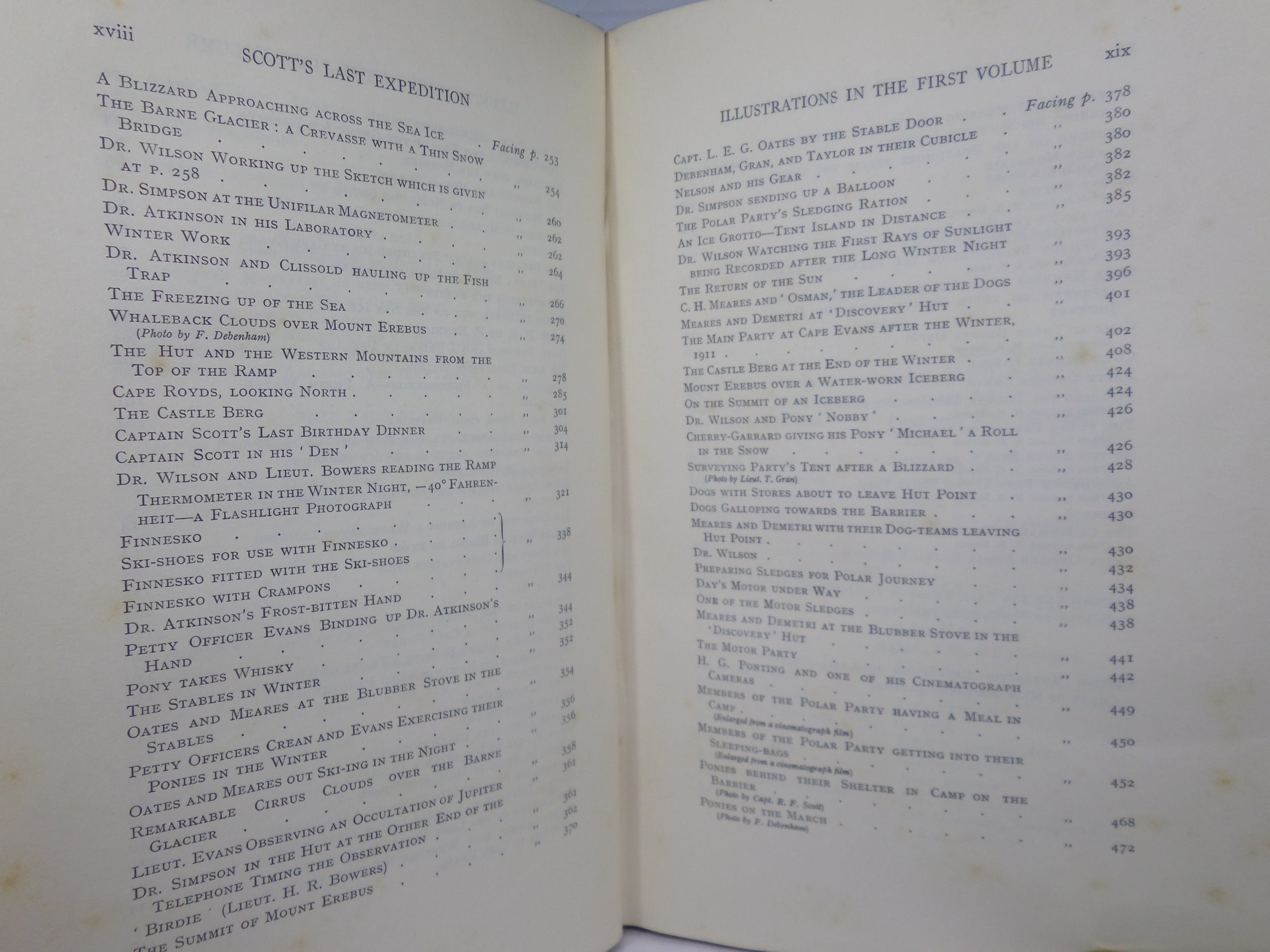 CAPTAIN R.F. SCOTT'S LAST EXPEDITION IN TWO VOLUMES 1913 SECOND EDITION