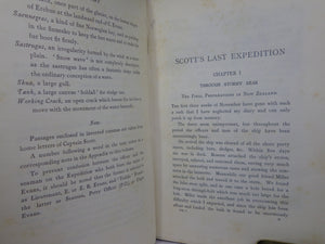 CAPTAIN R.F. SCOTT'S LAST EXPEDITION IN TWO VOLUMES 1913 SECOND EDITION