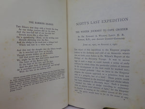 CAPTAIN R.F. SCOTT'S LAST EXPEDITION IN TWO VOLUMES 1913 SECOND EDITION