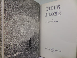 TITUS ALONE BY MERVYN PEAKE 1959 FIRST EDITION