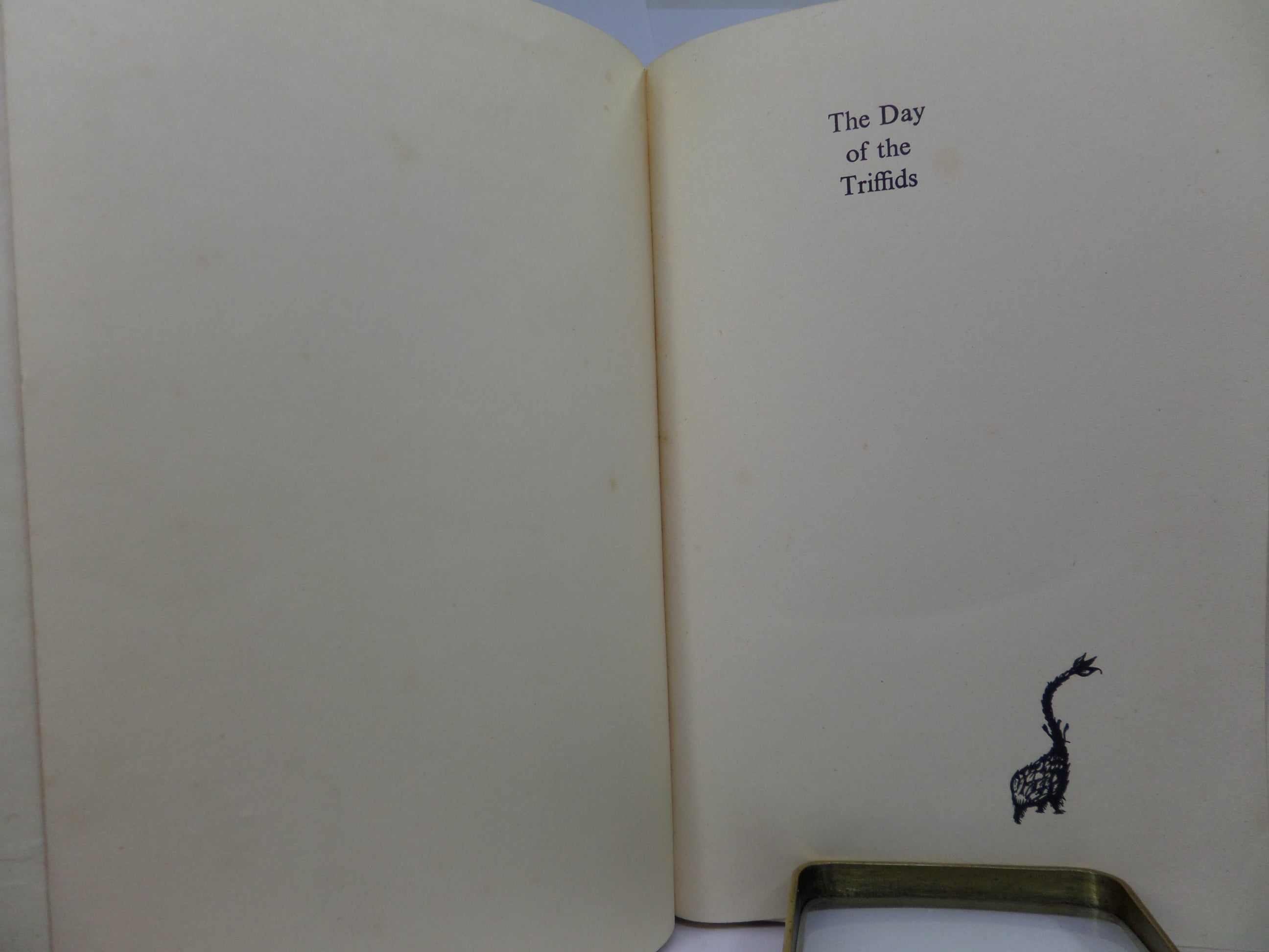 THE DAY OF THE TRIFFIDS BY JOHN WYNDHAM 1951 FIRST EDITION