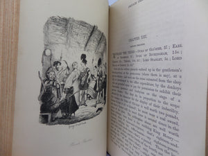 SKETCHES BY BOZ BY CHARLES DICKENS 1874 LEATHER-BOUND