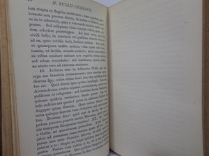 CICERO'S SECOND PHILIPPIC 1884 LEATHER BINDING