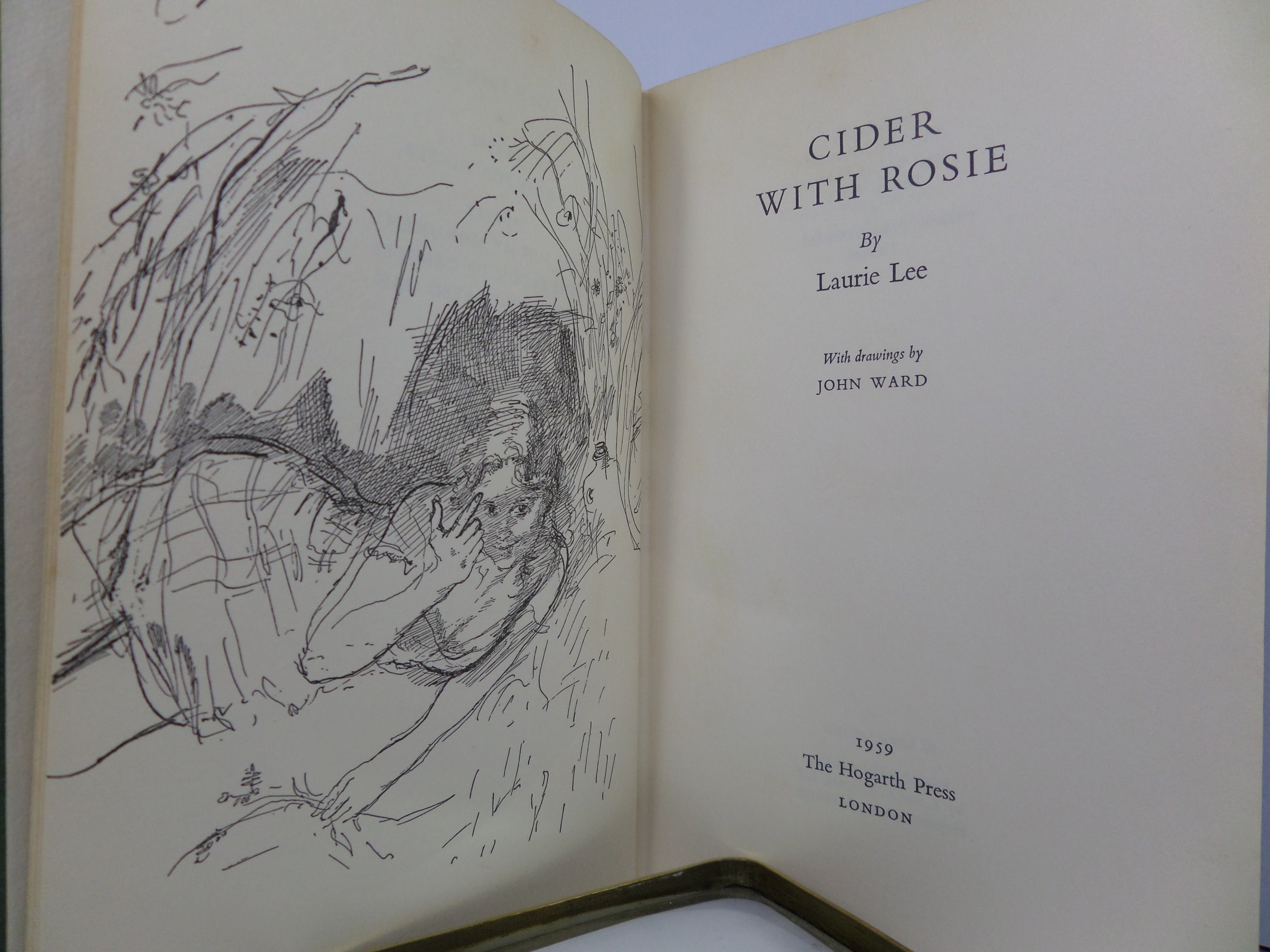 CIDER WITH ROSIE BY LAURIE LEE 1959 FIRST EDITION HARDCOVER WITH DUST JACKET