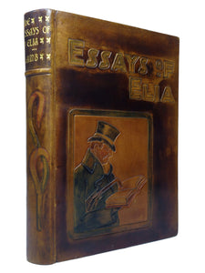 THE ESSAYS OF ELIA BY CHARLES LAMB C1910 FINE RIVIERE BINDING, SYBIL TAWSE ILLUSTRATIONS