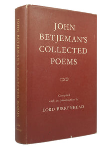 JOHN BETJEMAN'S COLLECTED POEMS 1960 SIGNED BY AUTHOR