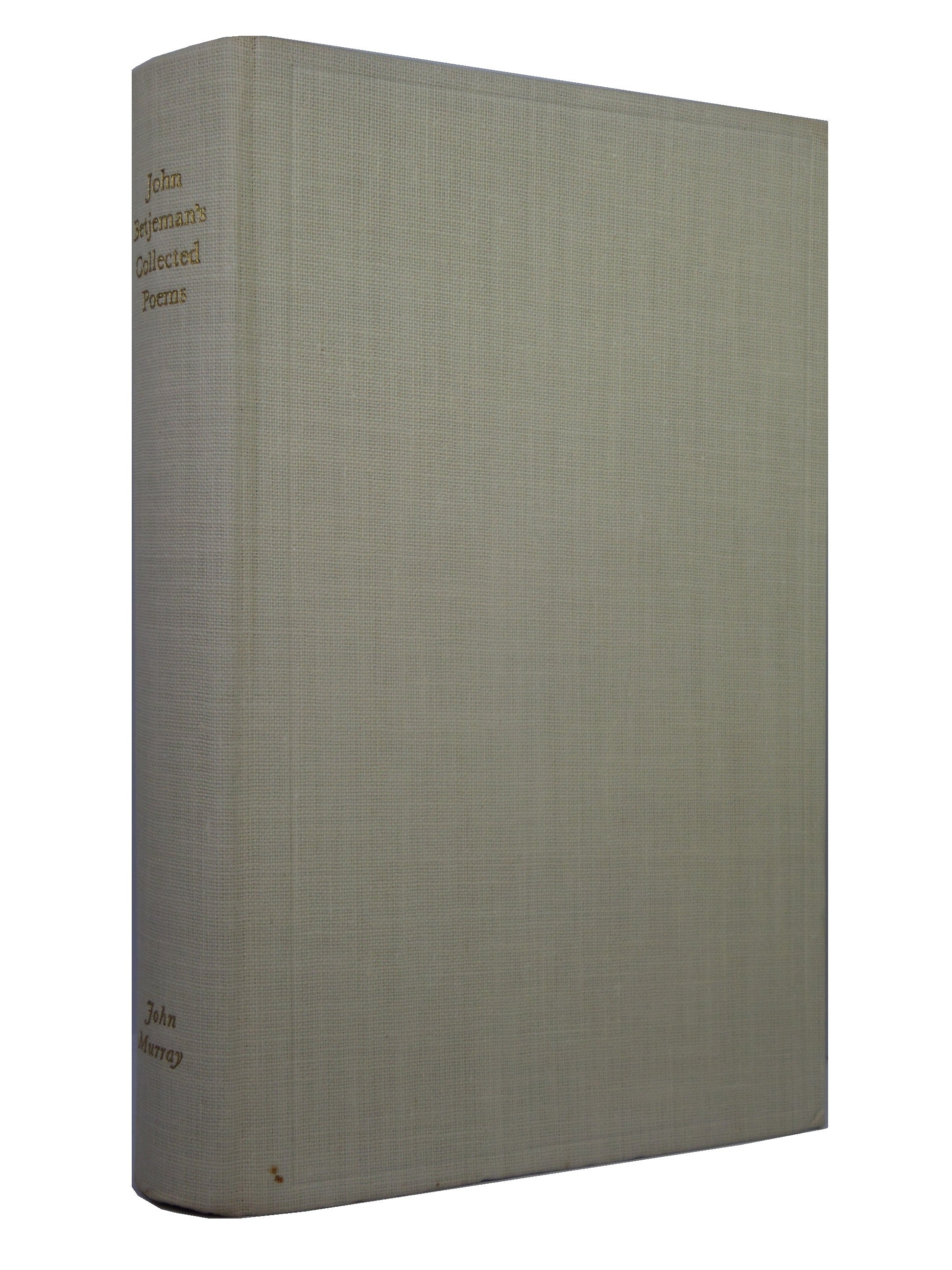 JOHN BETJEMAN'S COLLECTED POEMS 1960 SIGNED BY AUTHOR