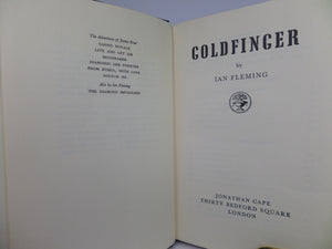 GOLDFINGER BY IAN FLEMING 1959 SECOND IMPRESSION HARDBACK