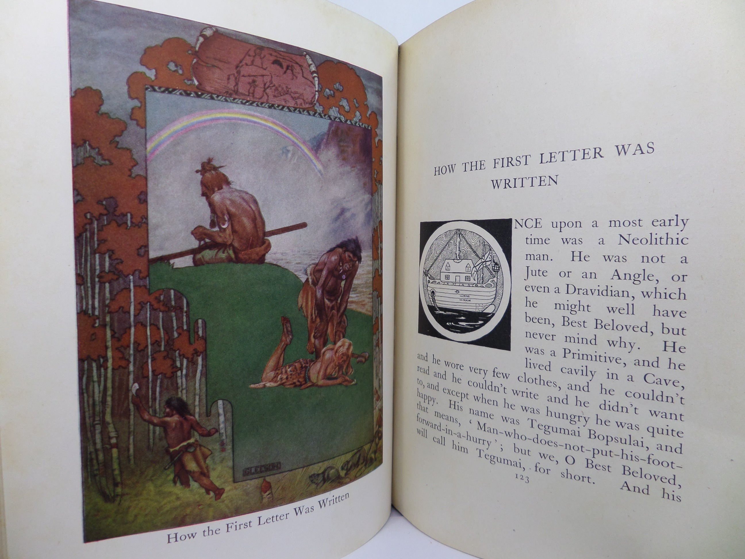 JUST SO STORIES BY RUDYARD KIPLING 1917 ILLUSTRATED BY JOSEPH M. GLEESON