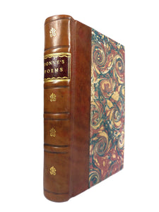 POEMS ON SEVERAL OCCASIONS BY JOHN DONNE 1719 LEATHER BINDING