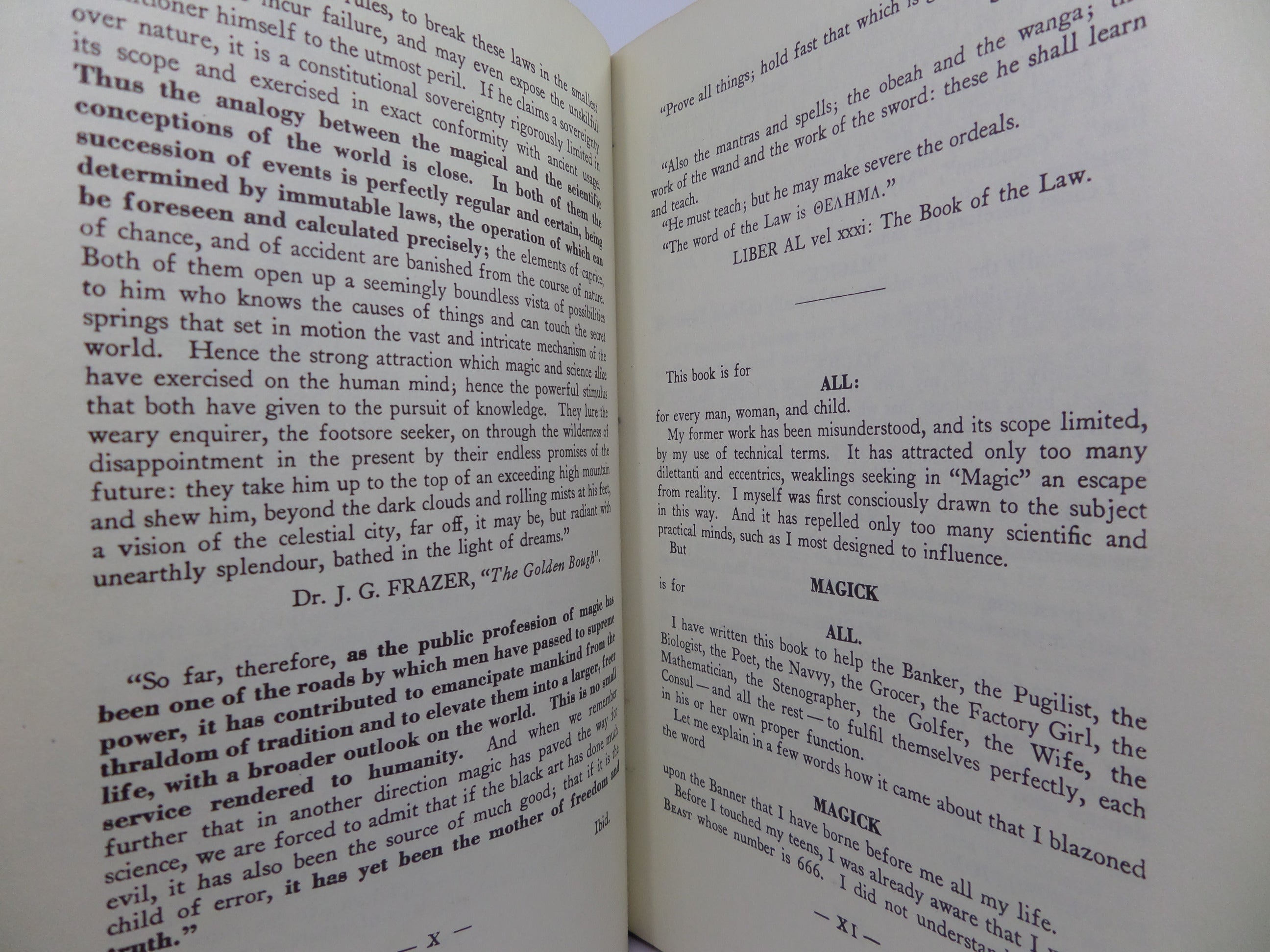 MAGICK IN THEORY AND PRACTICE BY ALEISTER CROWLEY 1960 FIRST US EDITION