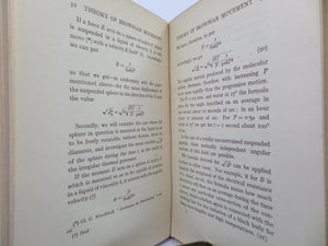 INVESTIGATIONS ON THE THEORY OF THE BROWNIAN MOVEMENT BY ALBERT EINSTEIN 1926