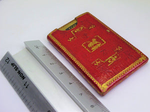 THE LONDON ALMANACK FOR THE YEAR 1810 FINE MINIATURE LEATHER-BOUND