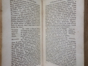 THE ADVENTURES OF TELEMACHUS IN FRENCH & ENGLISH BY FRANCOIS FENELON 1754