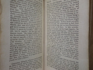 THE ADVENTURES OF TELEMACHUS IN FRENCH & ENGLISH BY FRANCOIS FENELON 1754