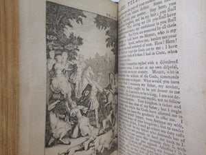 THE ADVENTURES OF TELEMACHUS IN FRENCH & ENGLISH BY FRANCOIS FENELON 1754