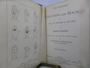 THE SECRETS OF CONJURING AND MAGIC BY ROBERT HOUDIN 1878 FIRST EDITION