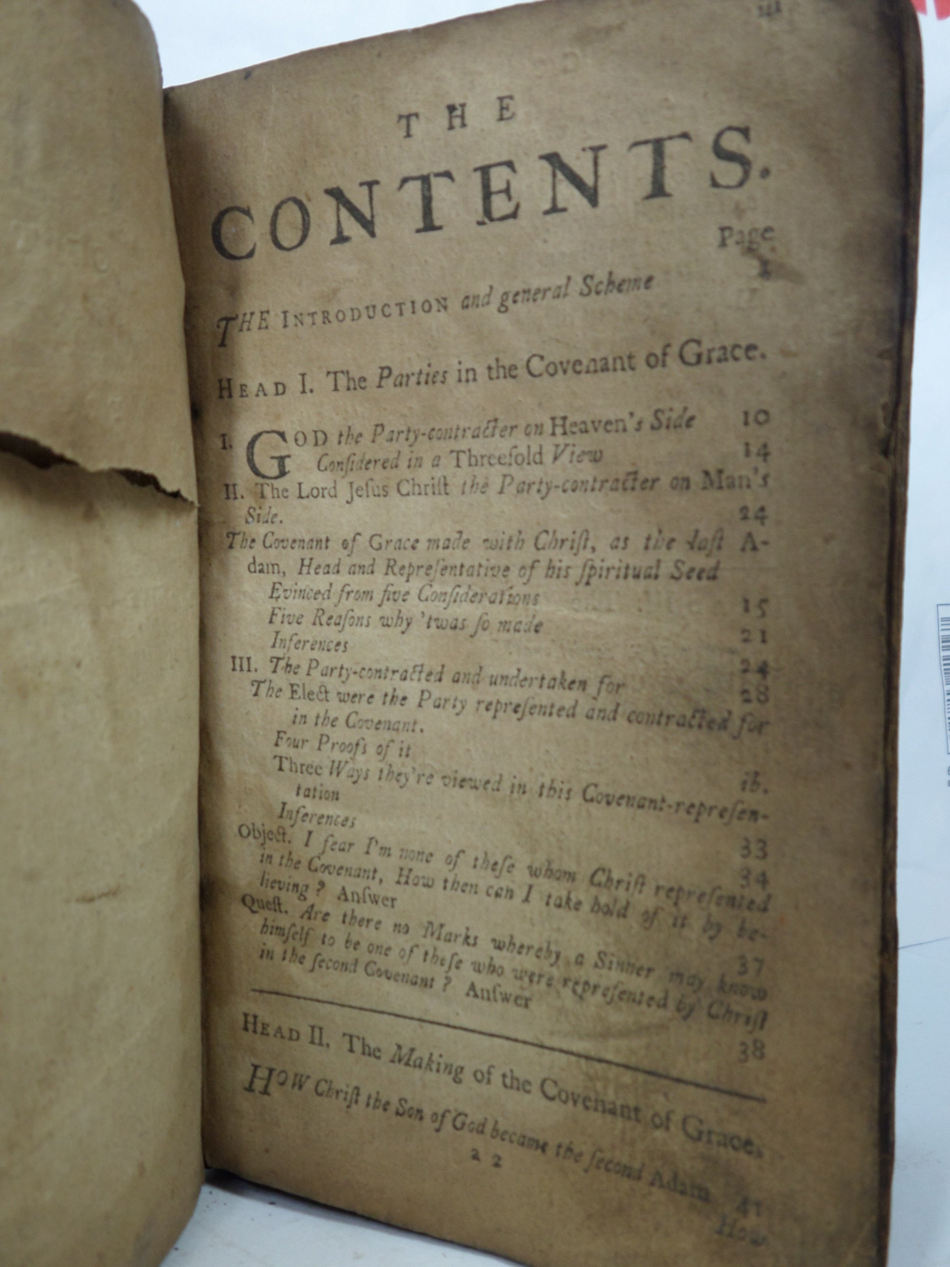 A VIEW OF THE COVENANT OF GRACE FROM THE SACRED RECORDS BY THOMAS BOSTON 1746