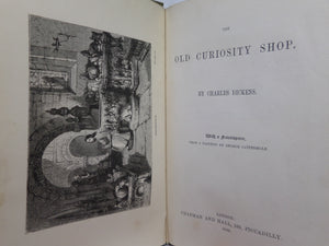 THE OLD CURIOSITY SHOP BY CHARLES DICKENS 1856 ORIGINAL CLOTH