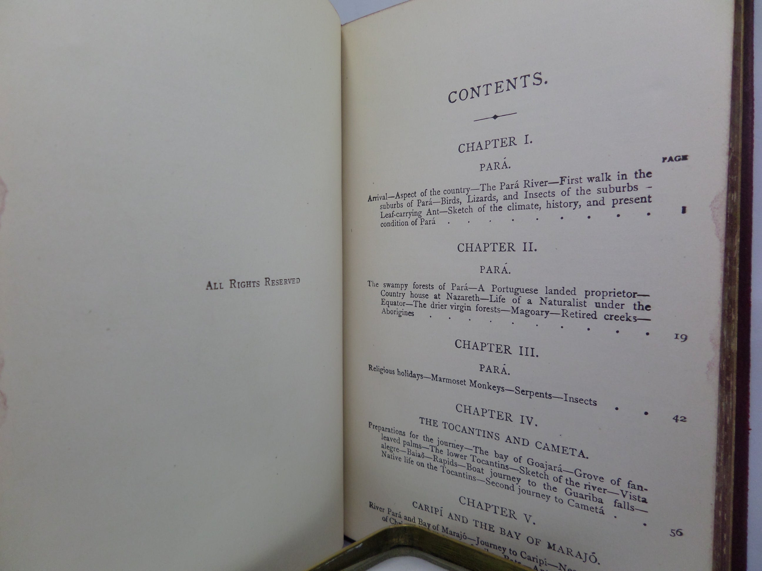 NATURALIST ON THE RIVER AMAZONS BY HENRY WALTER BATES 1915 FINE LEATHER BINDING