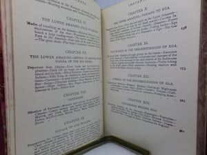 NATURALIST ON THE RIVER AMAZONS BY HENRY WALTER BATES 1915 FINE LEATHER BINDING