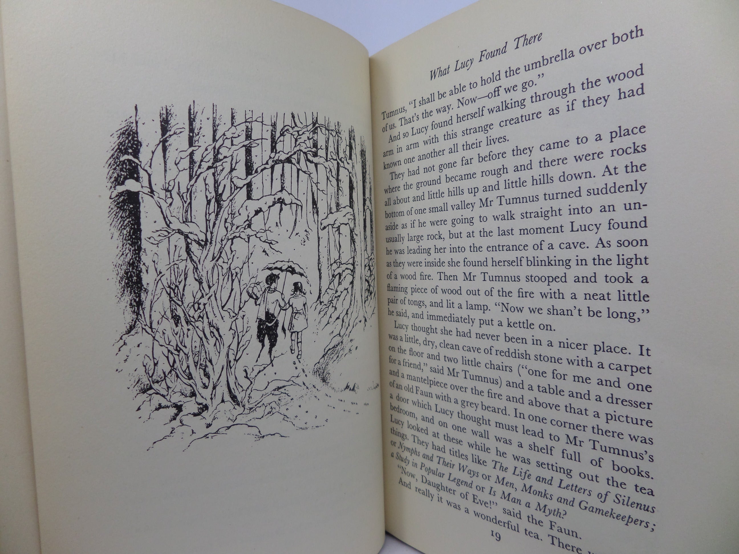 THE LION, THE WITCH AND THE WARDROBE BY C. S. LEWIS 1956 THIRD IMPRESSION